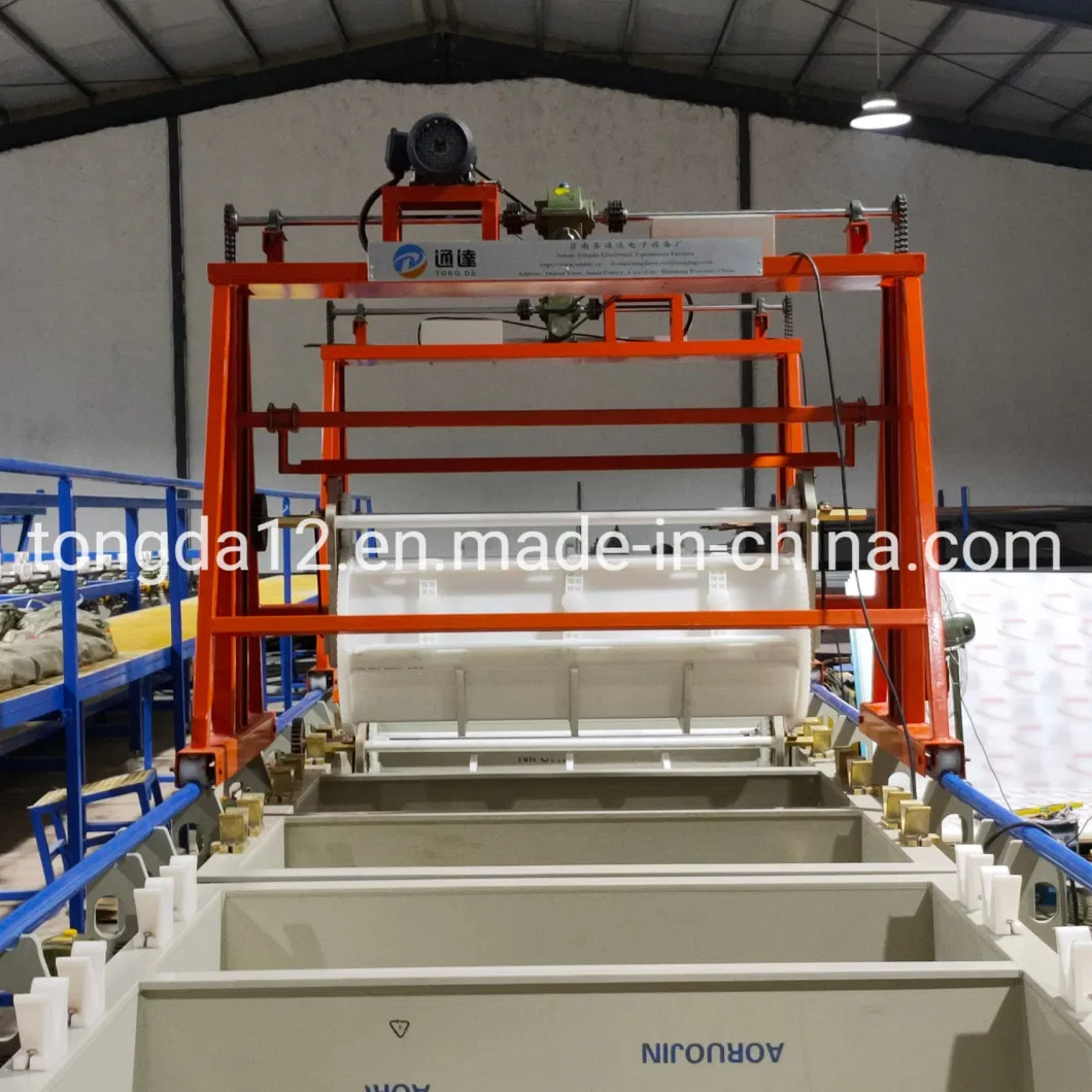 Tongda11 Auto Chrome Plating Machine Galvanizing Line Hang Plating Electroplating Equipment