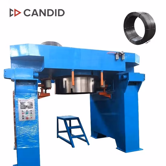 대직경에 적합한 역수직형 건식 못 동선 신선기